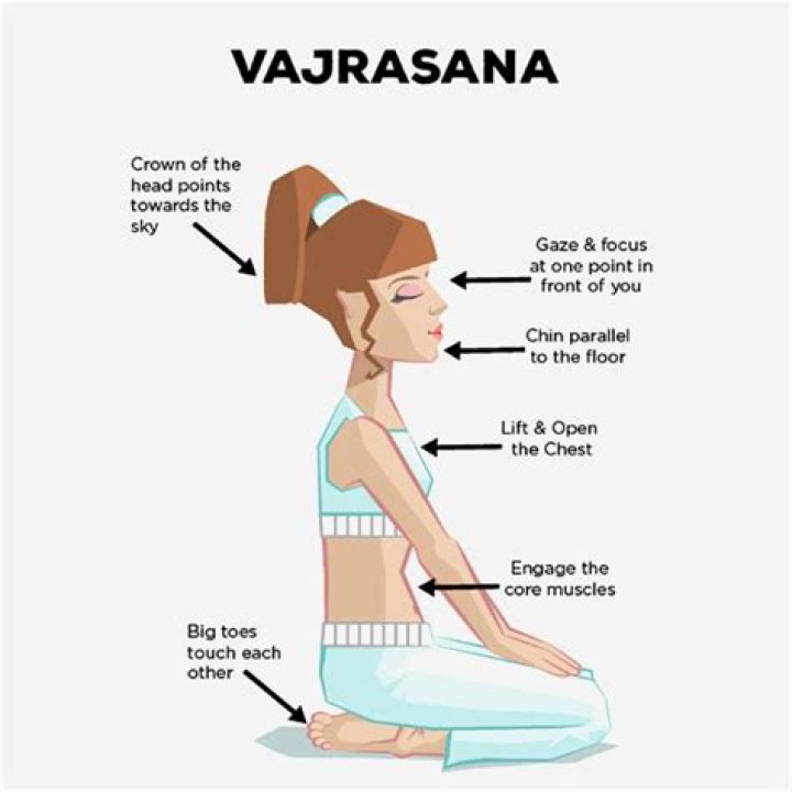 What is vajrasana position?